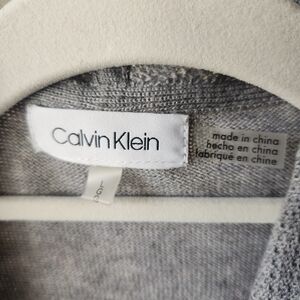 Calvin Klein Gray Cardigan Large